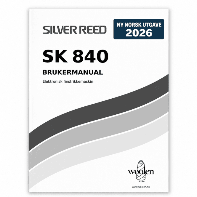 Hovedbilde Silver Reed SK840 brukermanual på norsk i ...