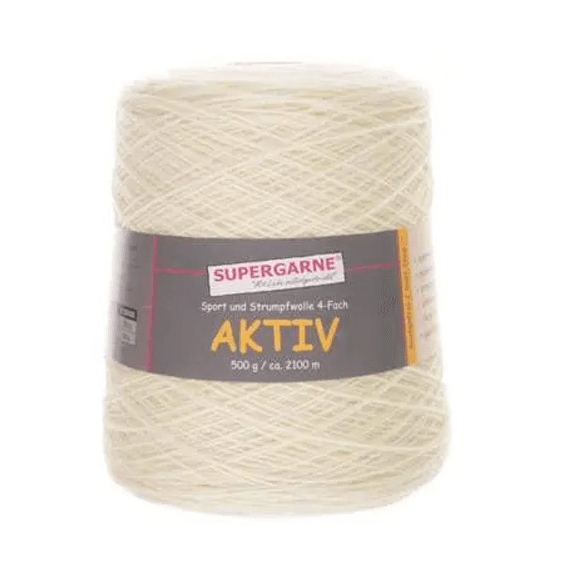 Aktiv 4-ply sokkegarn - 500 grams spoler